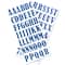 12 Pack: Royal Blue Bernhard Condensed Glitter Alphabet Stickers by Recollections™